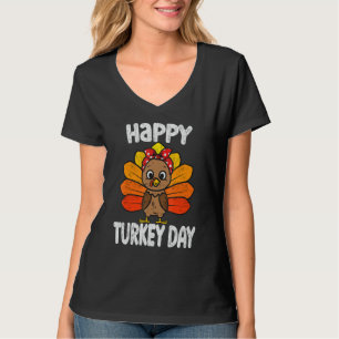 Happy Turkey Day Thanksgiving 2022 Autumn Fall Se T-Shirt