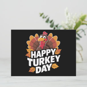 Happy Turkey Day Thanksgiving Day Holiday Gift 
