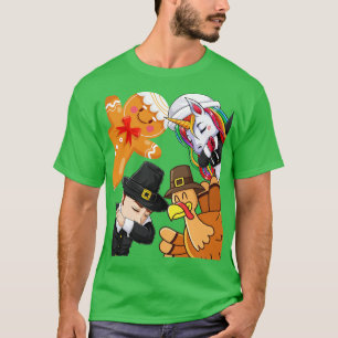 Happy Turkey Day Thanksgiving Kids Boys Girls Todd T-Shirt