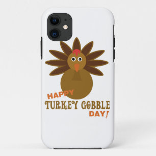 Happy Turkey Gobble Day Thanksgiving iPhone 11 Case