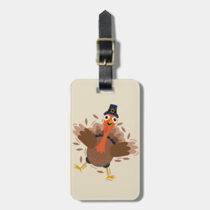 Happy Turkey Luggage Tag
