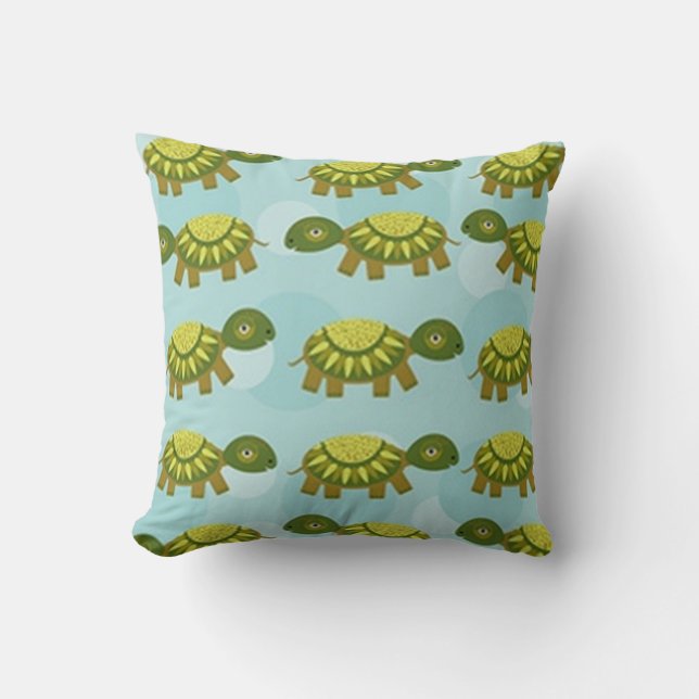 Happy Turtle Cushion (Front)
