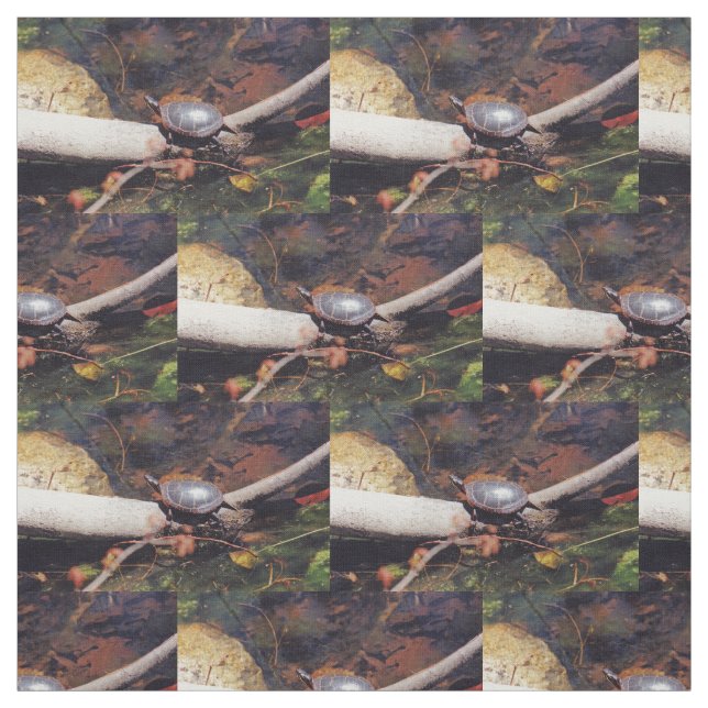 Happy Turtle Fabric (Swatch)