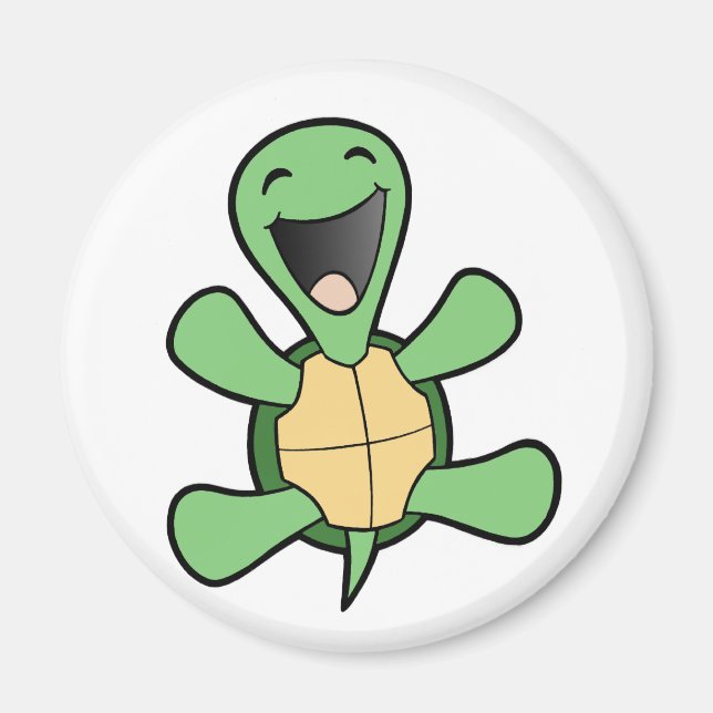 Happy Turtle Magnet (Front)
