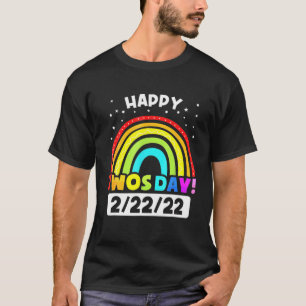 Happy Twosday Tuesday 2022 Rainbow February 2Nd 20 T-Shirt
