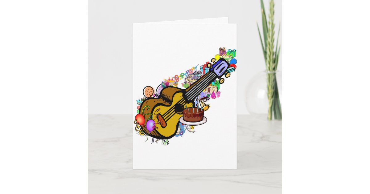 Happy Uke Birthday Card Zazzle 