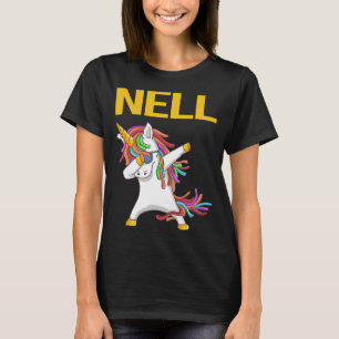 Happy Unicorn - Nell Name T-Shirt