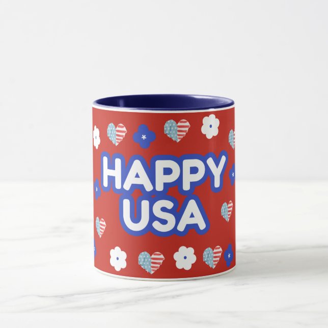 Happy USA Mug (Center)