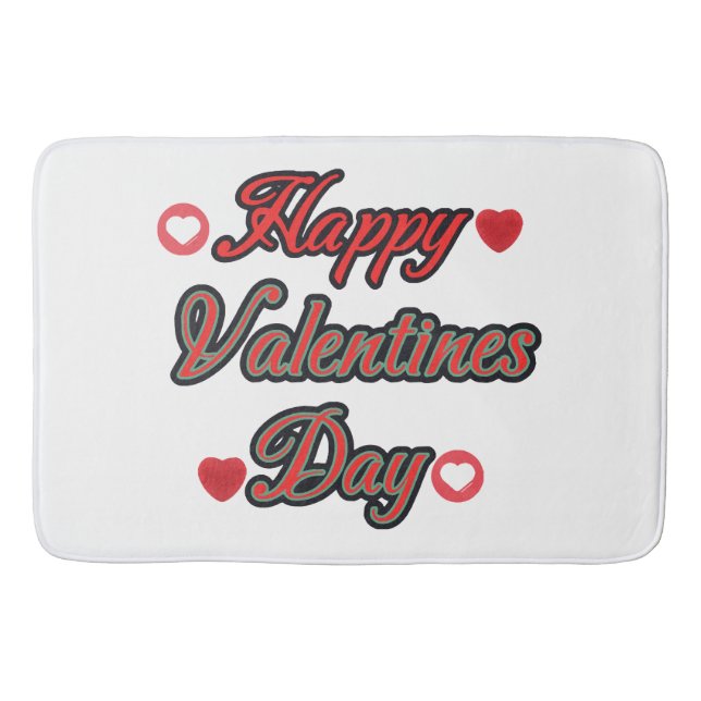 Happy Valenties Day for gift Bath Mat (Front)