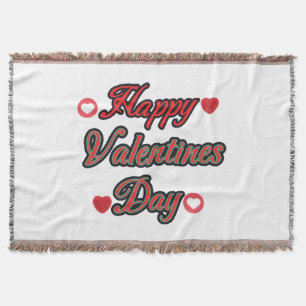 Happy Valenties Day for gift Throw Blanket