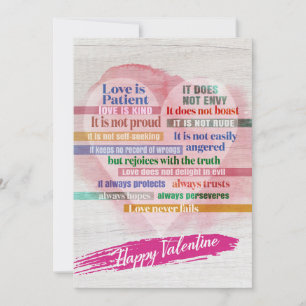 Happy Valentine - 1 Corinthians 13