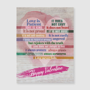Happy Valentine - 1 Corinthians 13