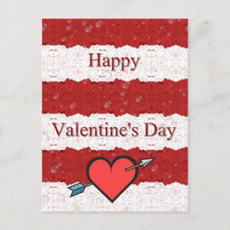 Happy Valentine's Day Holiday Postcard