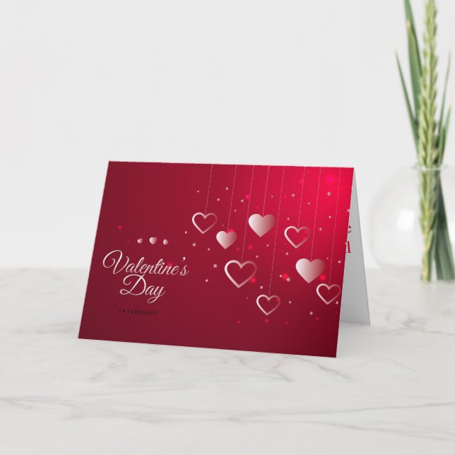 Happy Valentine day card (Front)