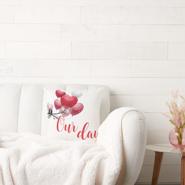 Happy Valentine Day Cushion (Couch)