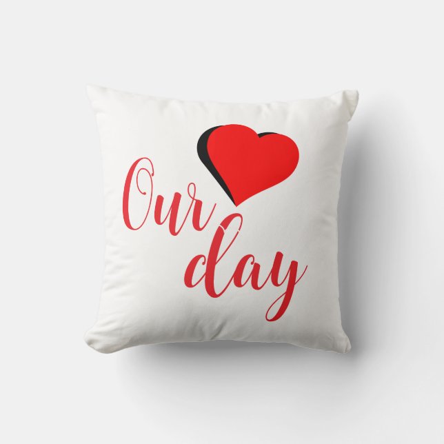 Happy Valentine Day Cushion (Front)