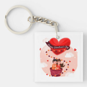 Happy Valentine Day Key Ring