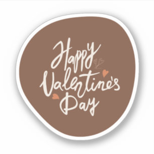 Happy valentine day,  Love scrapbook   Sticker
