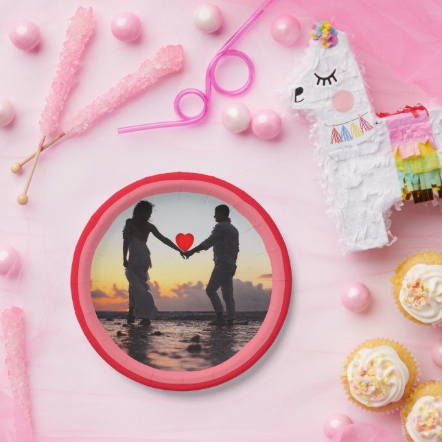 Happy Valentine Day Paper Plate (Party)
