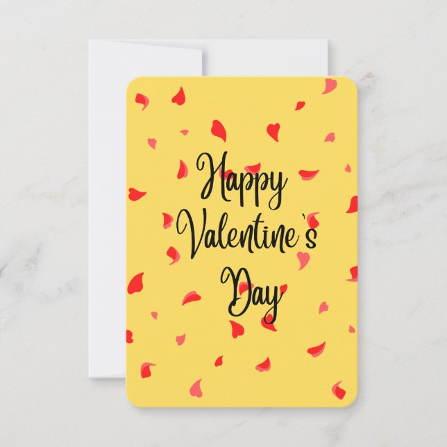 Happy Valentine Day Thank You Card (Front)