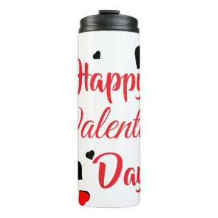Happy Valentine Day   Thermal Tumbler