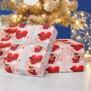 Happy Valentine Day Wrapping Paper