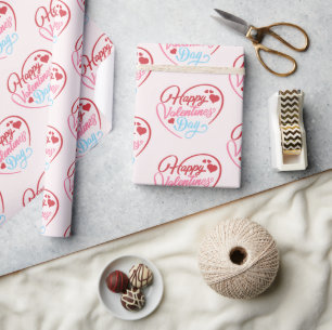 Happy Valentine day Wrapping Paper