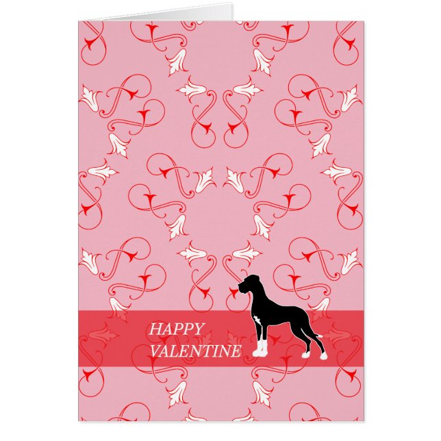 Happy Valentine Great Dane (Front)
