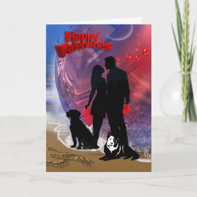 Happy Valentine Holiday Card (Front)