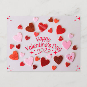 Happy Valentine Holiday Postcard