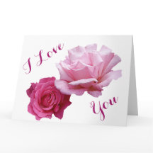 Happy Valentine pretty pink roses romantic love