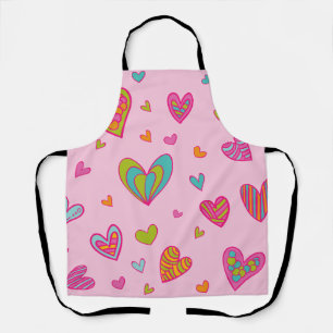 Happy valentine`s day 2023 With Heart Love       Apron