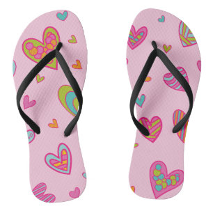 Happy valentine`s day 2023 With Heart Love   Flip Flops