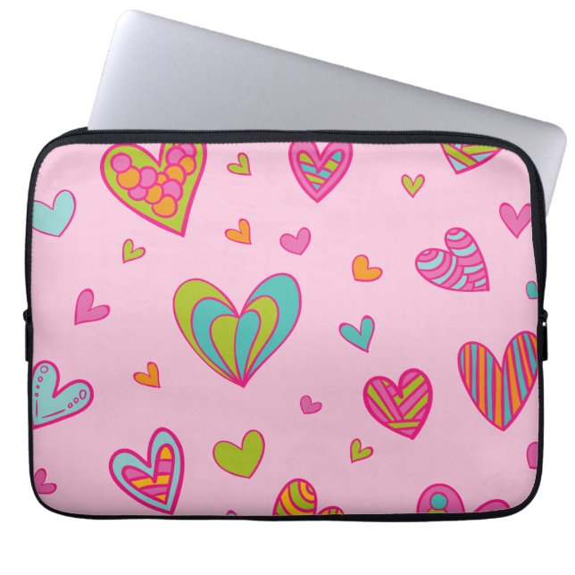 Happy valentine`s day 2023 With Heart Love  Laptop Sleeve (Front)