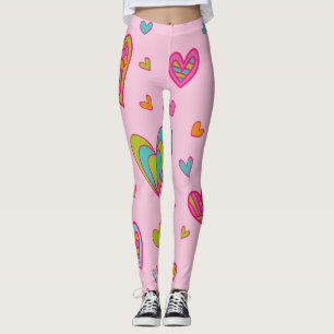 Happy valentine`s day 2023 With Heart Love    Leggings