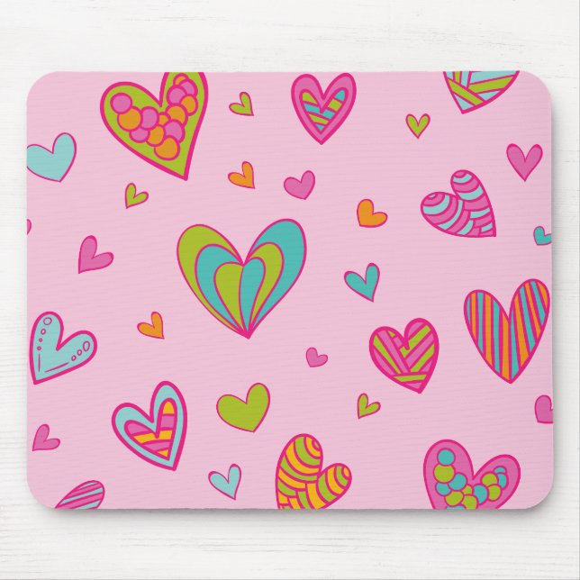 Happy valentine`s day 2023 With Heart Love         Mouse Mat (Front)