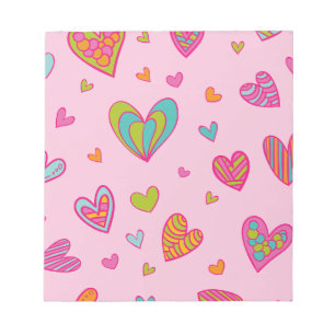 Happy valentine`s day 2023 With Heart Love Notepad