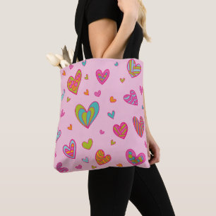 Happy valentine`s day 2023 With Heart Love Tote Bag
