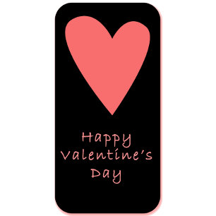 Happy Valentine’s Day Apron Pink Heart Design