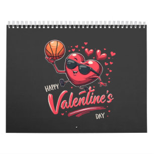 Happy Valentine’s Day Basketball Lovers Calendar