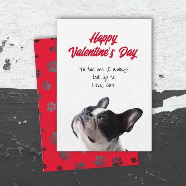 Happy Valentine’s Day Boston Terrier Card (Creator Uploaded)