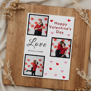 Happy Valentine’s Day Card Custom Photo Collage