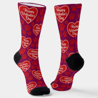 Happy Valentine’s Day Cat Lover Socks