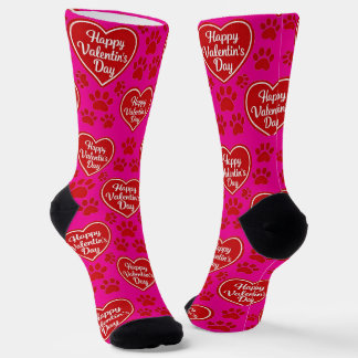 Happy Valentine’s Day Cat Lover Socks