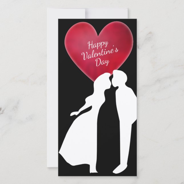 Happy Valentine’s Day Couple Holiday Card (Front)