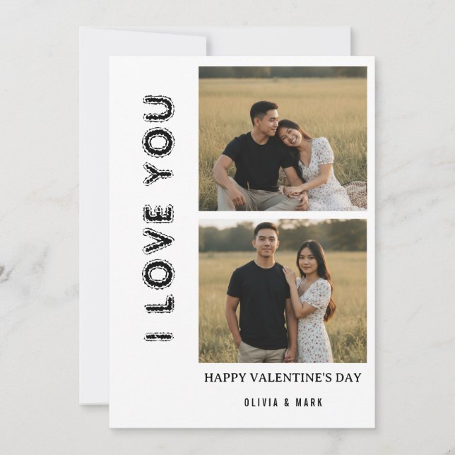 Happy Valentine’s Day Custom Photo Collage Holiday (Front)