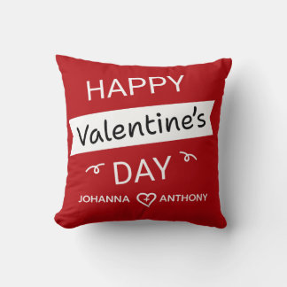Happy Valentine’s Day – Cute Valentine Love Custom Cushion