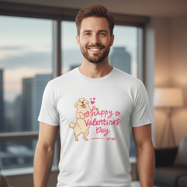 Happy Valentine’s Day Dog Shirt | Cute Puppy Love  (Creator Uploaded)