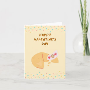 Happy Valentine’s Day Fortune Cookie Sloth Card