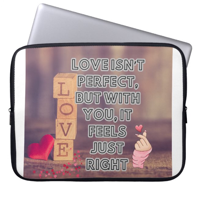 Happy Valentine’s Day! Laptop Sleeve (Front)